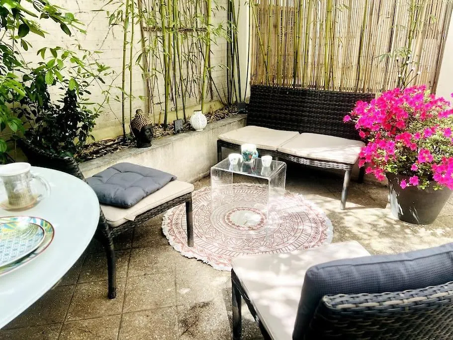 Un Appartement De Deux Chambres Climatise Avec Un Jardin Privatif Pres De Trocadero Paris Apartment